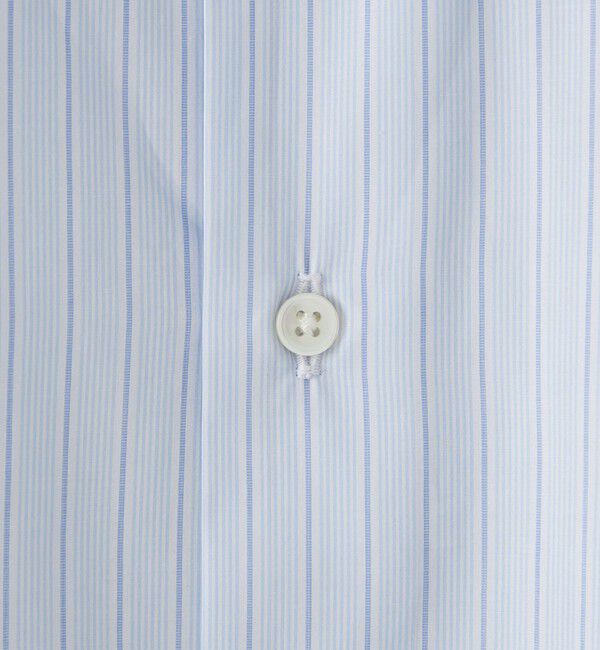 UNITED ARROWS「ALBINI オルタネイトストライプ セミワイドカラー クレリックシャツ」|シャツ・ブラウス|