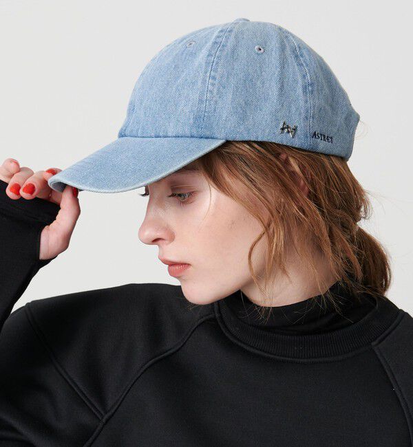 ASTRAET「＜ASTRAET＞デニム ベースボールキャップ」|キャップ・キャスケット|