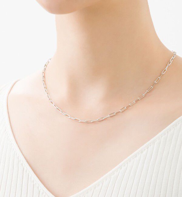 UNITED ARROWS「＜MARIHA＞S/R レクタングルチェーン ネックレス」|ネックレス|