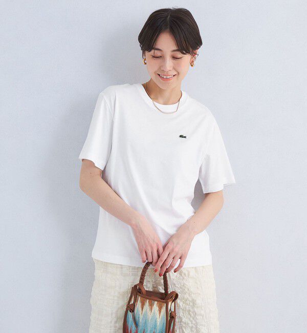 UNITED ARROWS green label relaxing「＜LACOSTE＞ワンポイント ソフトタッチ Tシャツ」|Tシャツ・カットソー|