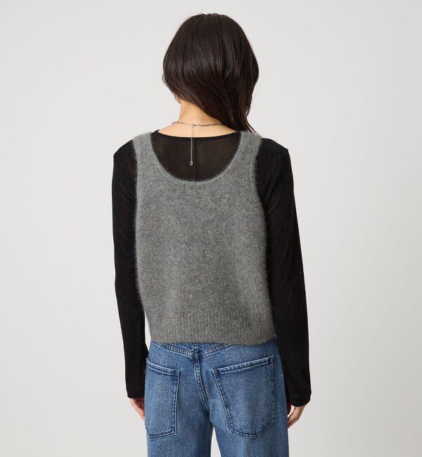 UNITED ARROWS green label relaxing「ヘアリー ニット キャミソール」|ベスト・ジレ|
