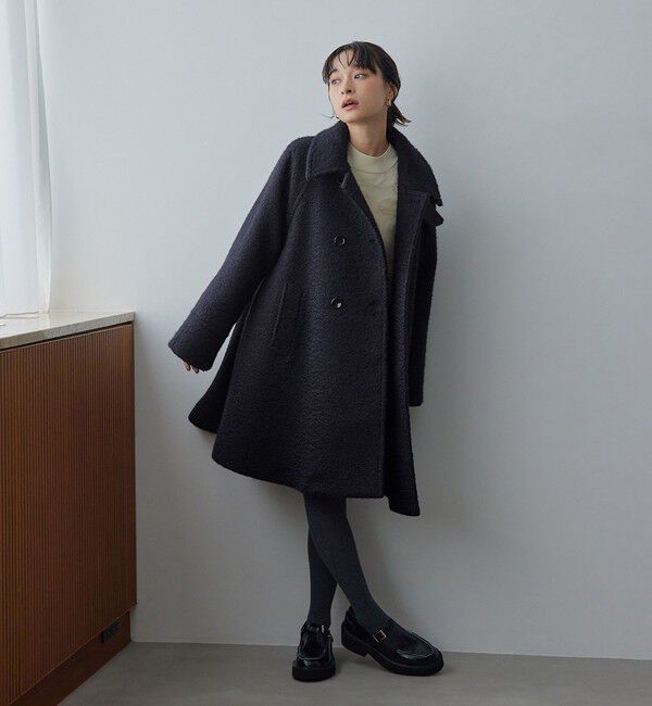 今期新作＜EMMEL REFINES＞EM Aライン ミディアム コート EMMEL REFINES＞EM Aライン ミディアム コート（EMMEL REFINES