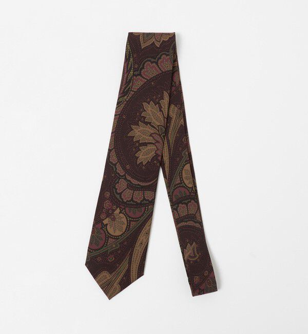 UNITED ARROWS green label relaxing「GLR 8.0cm ペイズリー2 ITALY ネクタイ」|ネクタイ・蝶ネクタイ|DK.BROWN