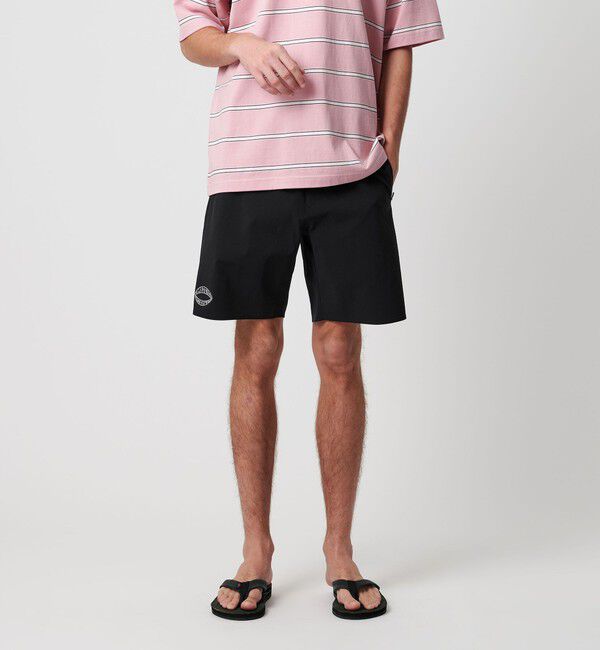 California General Store「＜AMSTERDAM WETSUITS＞SEED ロゴ サーフショーツ」|ショーツ|BLACK