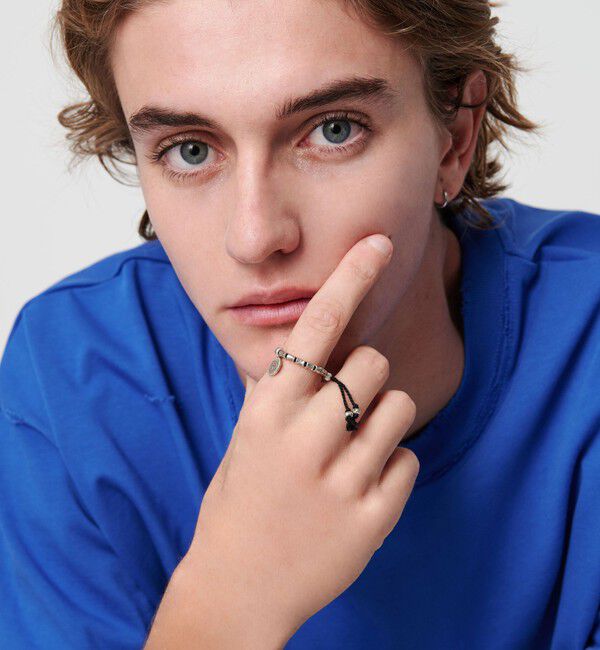 BEAUTY&YOUTH UNITED ARROWS「【別注】＜BINDU＞シルバービーズ リング」|リング|BLACK