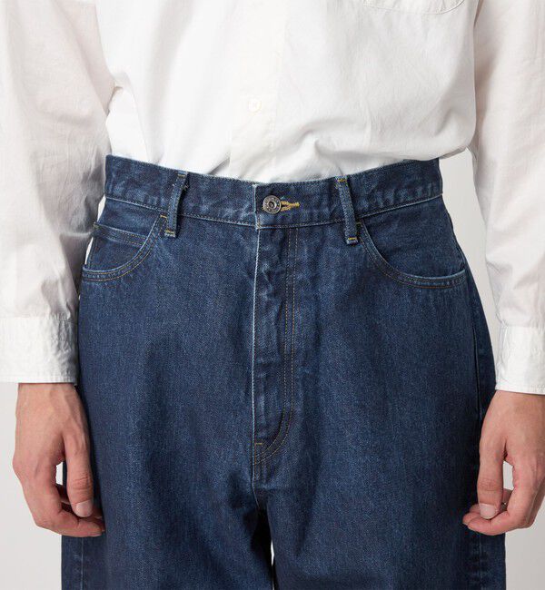 STEVEN ALAN「＜Steven Alan＞ 13.5oz デニム 5ポケット バギー テーパード パンツ」|デニム|