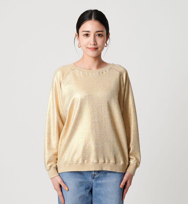 BEAUTY&YOUTH UNITED ARROWS「＜dahl'ia＞ホイルプリント スウェットプルオーバー」|スウェット・ジャージ|