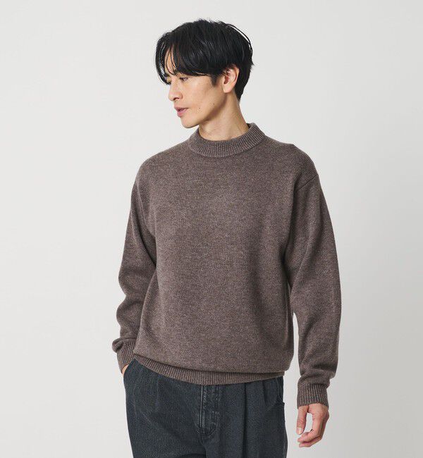 BEAUTY&YOUTH UNITED ARROWS「ウールカシミヤブレンド モックネック ニット」|ニット・セーター|