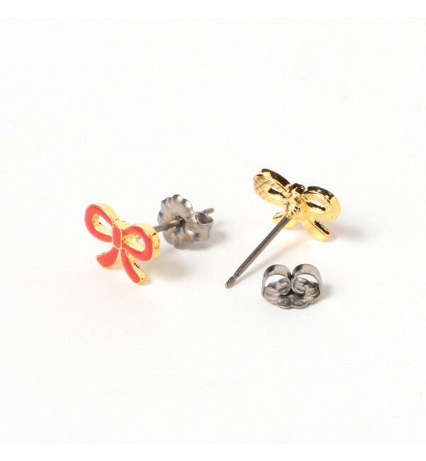 Ray BEAMS 「プチ エポ リボン ピアス」|その他|