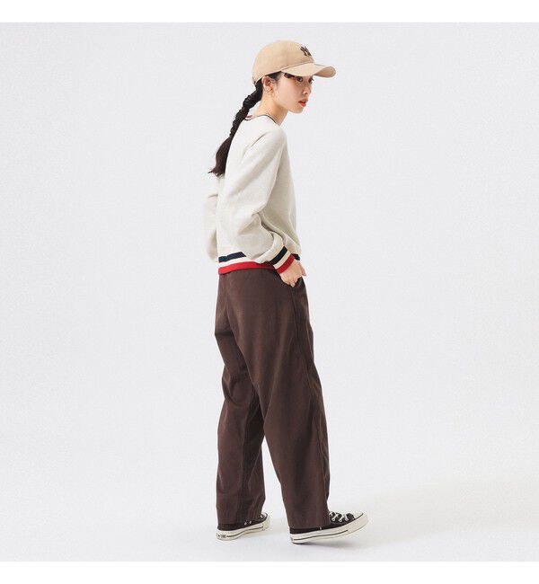 BEAMSBOY「【別注】Healthknit / ライン リブ クルーネック スウェット」|スウェット・ジャージ|