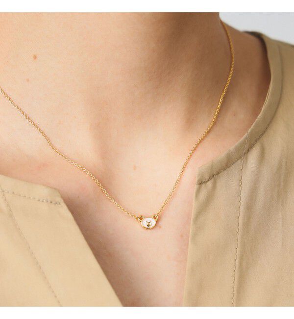 Ray BEAMS 「プチ エポ くま ネックレス」|ネックレス|LIGHT.PINK