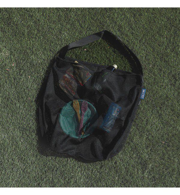 BEAMS「【別注】JULY NINE / SUSHI SACK LARGE MESH」|ポーチ|BLACK