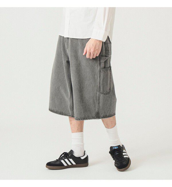 BEAMS「クォーターレングス ペインターデニム」|デニム|