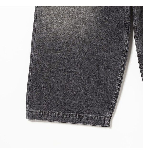 BEAMS「ワイドストレート バルーン デニムパンツ」|デニム|