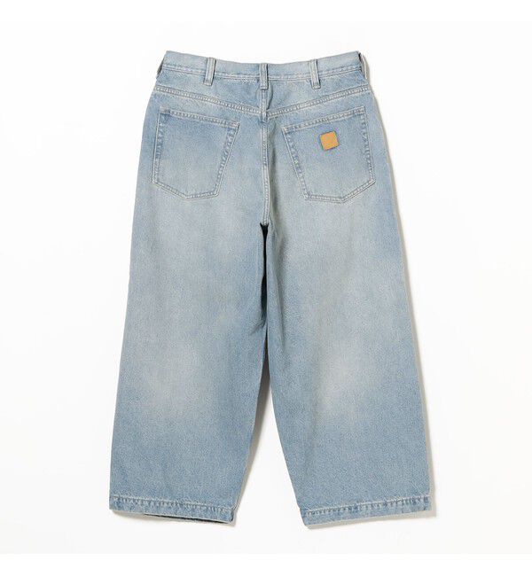 BEAMS「ワイドストレート バルーン デニムパンツ」|デニム|