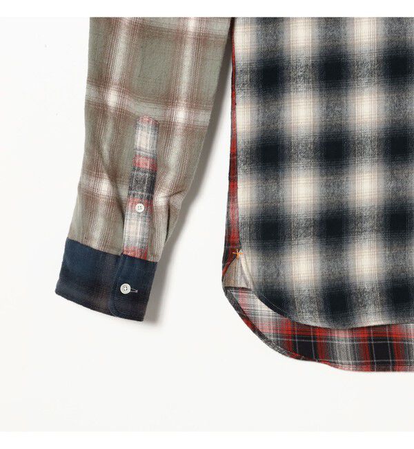 BEAMS PLUS「B.D. flannel Plaid Panel」|シャツ・ブラウス|