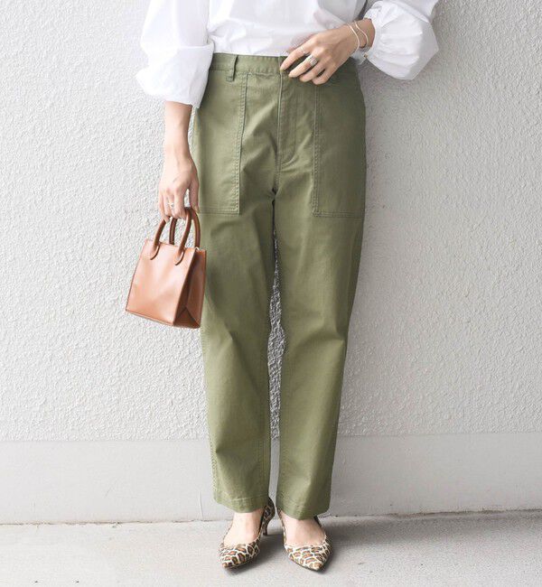 SHIPS for women「【WEB限定】ストレッチ ベーシック ベイカー パンツ」|その他|