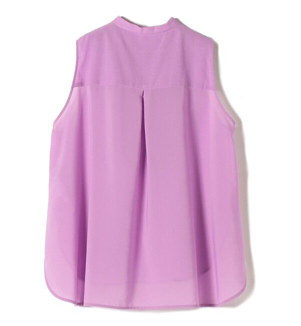 SHIPS for women「〈手洗い可能〉強撚ボイルノースリーブシャツ」|シャツ・ブラウス|