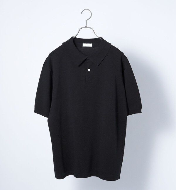 SHIPS any「SHIPS any:〈接触冷感〉ハイゲージ リネンミックス サマー ニット ポロシャツ 25SS◇」|ポロシャツ|