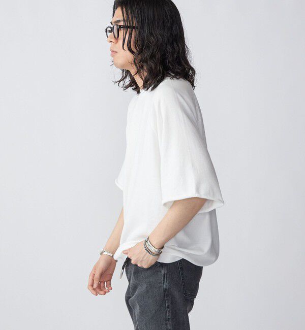 SHIPS「SHIPS: ピマコットン ミニ裏毛 オーバー Tシャツ」|Tシャツ・カットソー|