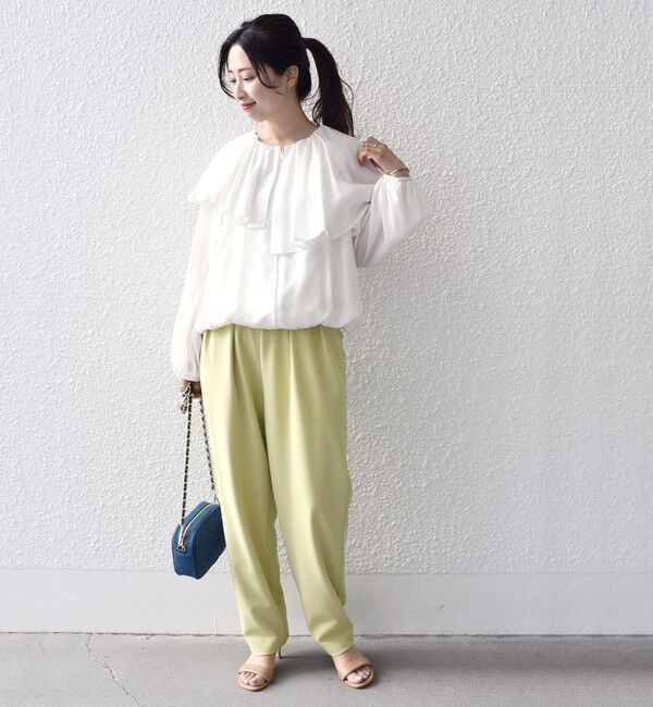 SHIPS for women「*〈手洗い可能〉フリル デザイン ブルゾン ◇」|ブルゾン・スタジャン|