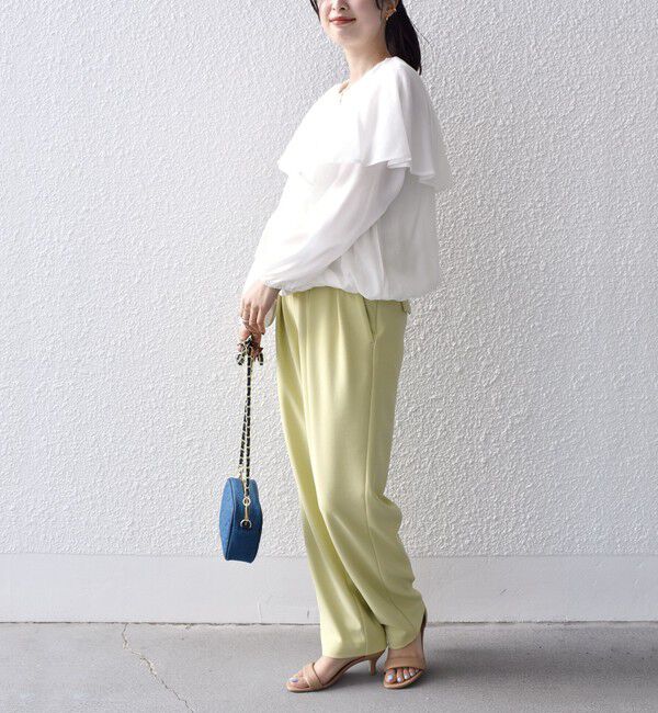 SHIPS for women「*〈手洗い可能〉フリル デザイン ブルゾン ◇」|ブルゾン・スタジャン|