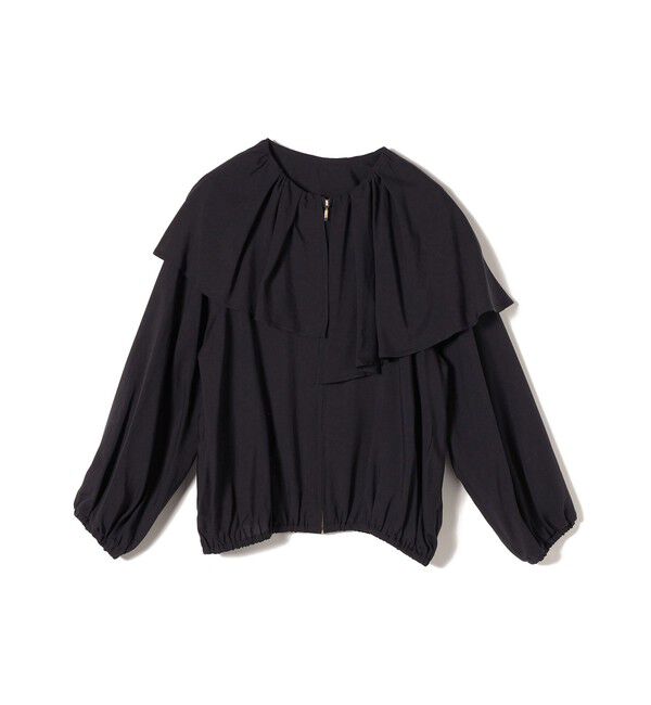 SHIPS for women「*〈手洗い可能〉フリル デザイン ブルゾン ◇」|ブルゾン・スタジャン|