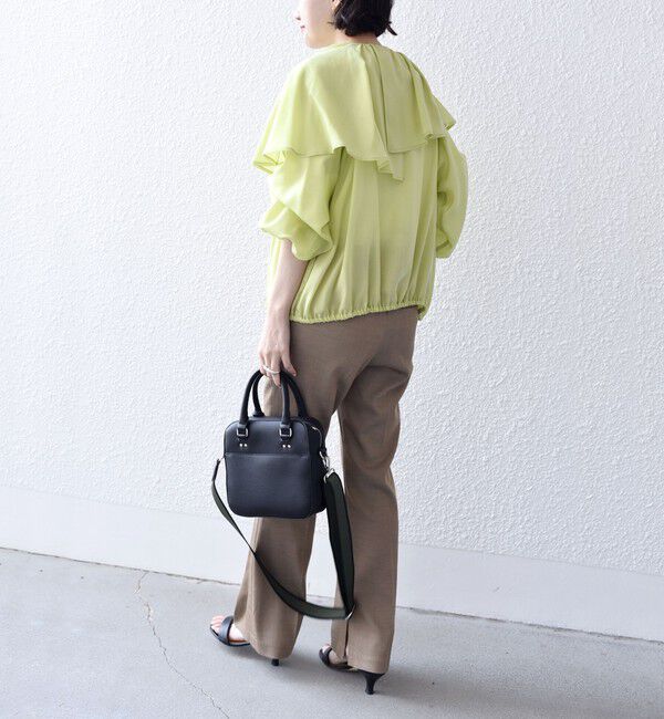 SHIPS for women「*〈手洗い可能〉フリル デザイン ブルゾン ◇」|ブルゾン・スタジャン|