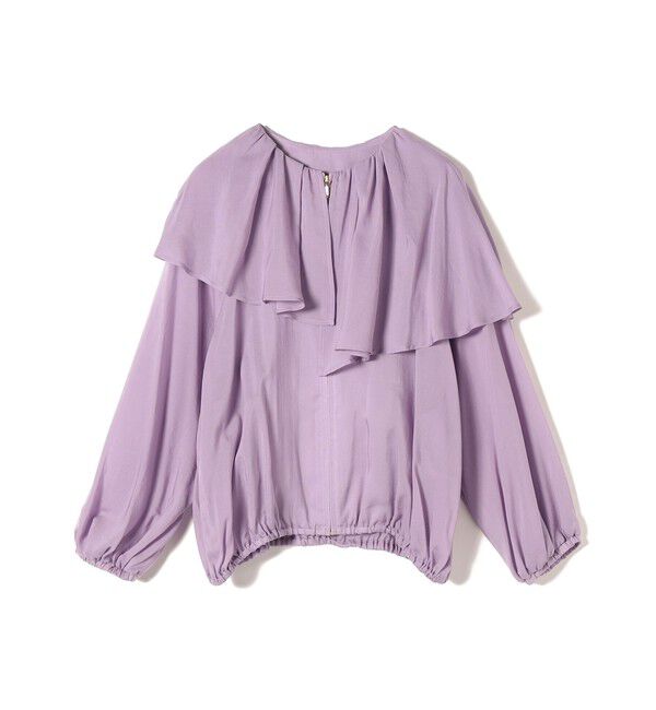 SHIPS for women「*〈手洗い可能〉フリル デザイン ブルゾン ◇」|ブルゾン・スタジャン|