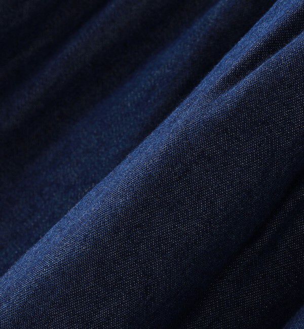 SHIPS KIDS「SHIPS KIDS:100～130cm / ティアード デニム スカート」|フレア|