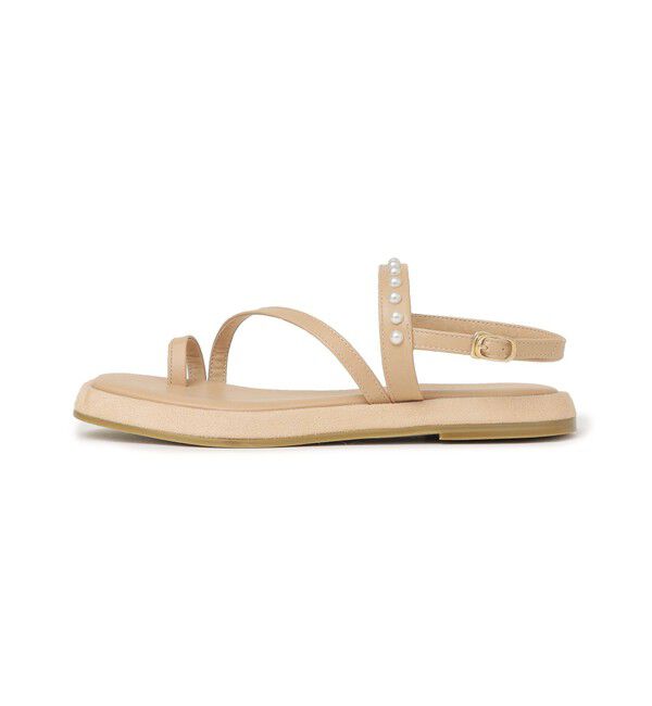 SHIPS for women「パールモチーフ ストラップ サンダル」|サンダル|