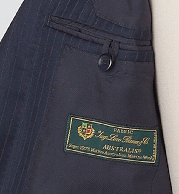 SHIPS「SHIPS: LORO PIANA FABRIC オーストラリス ピンストライプ ネイビー スーツ」|スーツ|