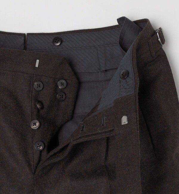 SHIPS「SHIPS: ラグジュアリー ブリティッシュ メランジ パンツ」|スラックス|