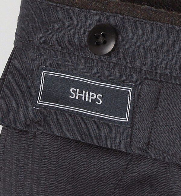SHIPS「SHIPS: ラグジュアリー ブリティッシュ メランジ パンツ」|スラックス|