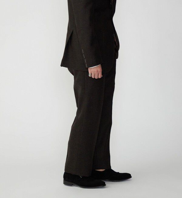 SHIPS「SHIPS: ラグジュアリー ブリティッシュ メランジ パンツ」|スラックス|