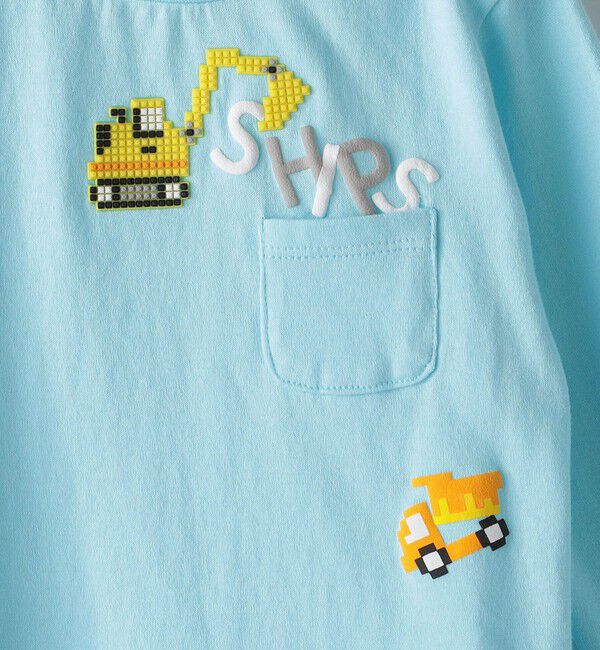 SHIPS KIDS「SHIPS KIDS:80～90cm / はたらく車 長袖 TEE」|Tシャツ・カットソー|