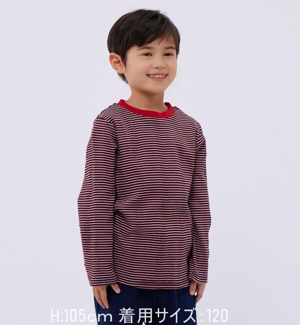 SHIPS Colors 「【SHIPS Colors別注】Miller:ボーダー Tシャツ セット(100~130cm)」|Tシャツ・カットソー|