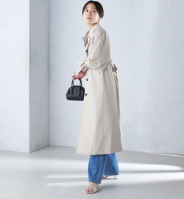 SHIPS for women「〈手洗い可能〉ロング ステンカラー コート 24SS ◇」|ステンカラーコート|