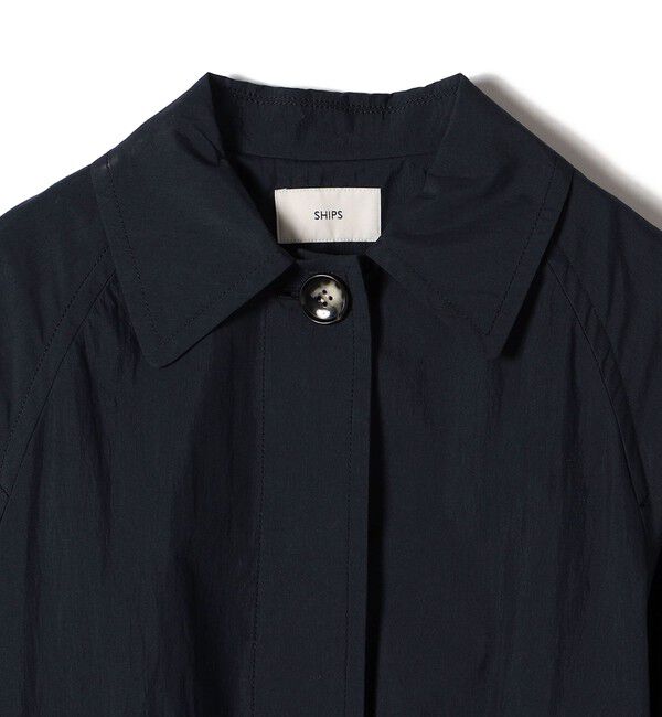 SHIPS for women「〈手洗い可能〉ロング ステンカラー コート 24SS ◇」|ステンカラーコート|