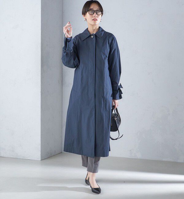 SHIPS for women「〈手洗い可能〉ロング ステンカラー コート 24SS ◇」|ステンカラーコート|