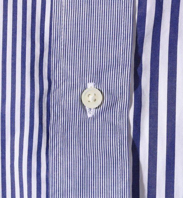 SHIPS「Southwick Gate Label: ボタンダウン ブロード ストライプ シャツ」|シャツ・ブラウス|