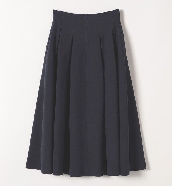 quaranciel「quaranciel:〈手洗い可能〉クリスピー リネン タック フレア スカート（セットアップ対応）」|スカート|