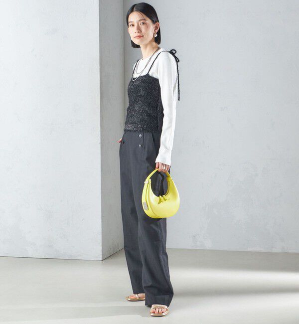 SHIPS for women「麻混 ヘリンボーン マリンパンツ 24SS ◆」|その他|