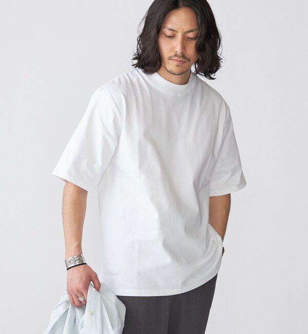 SHIPS「【SHIPS別注】THYARD: エーゲ海コットン ボックスシルエット Tシャツ」|Tシャツ・カットソー|