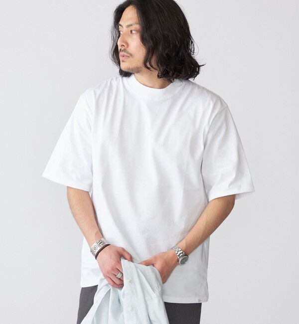 SHIPS「【SHIPS別注】THYARD: エーゲ海コットン ボックスシルエット Tシャツ」|Tシャツ・カットソー|
