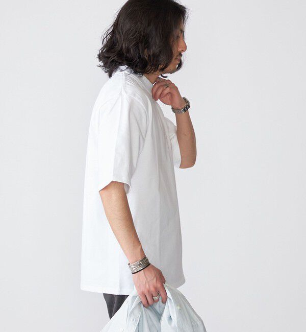 SHIPS「【SHIPS別注】THYARD: エーゲ海コットン ボックスシルエット Tシャツ」|Tシャツ・カットソー|