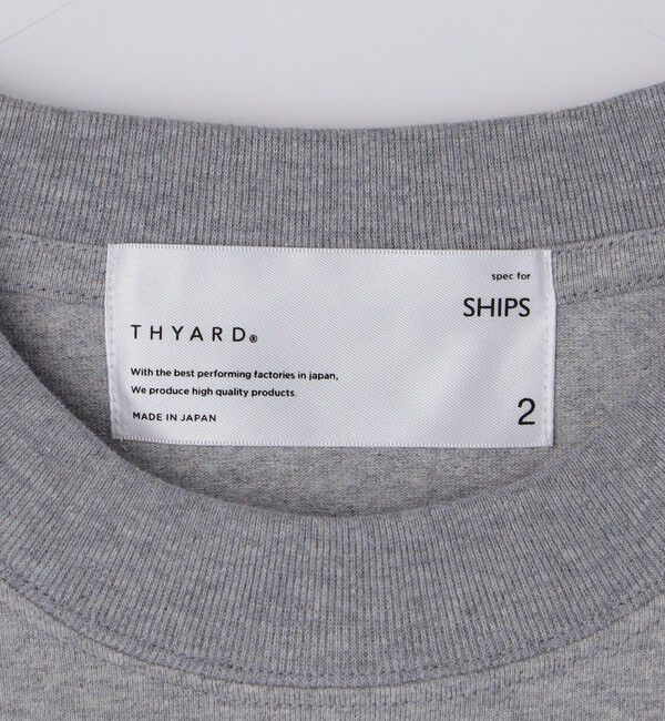 SHIPS「【SHIPS別注】THYARD: エーゲ海コットン ボックスシルエット Tシャツ」|Tシャツ・カットソー|