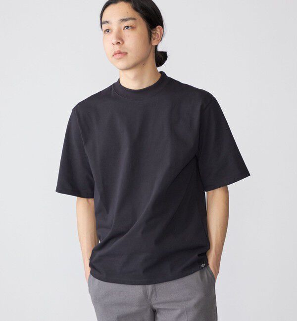 SHIPS「【SHIPS別注】THYARD: エーゲ海コットン ボックスシルエット Tシャツ」|Tシャツ・カットソー|ダークブルー