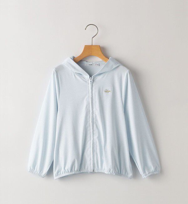 SHIPS KIDS「SHIPS KIDS:80～90cm /〈接触冷感/UVカット〉サンシェード フーディー」|パーカー|ライトブルー
