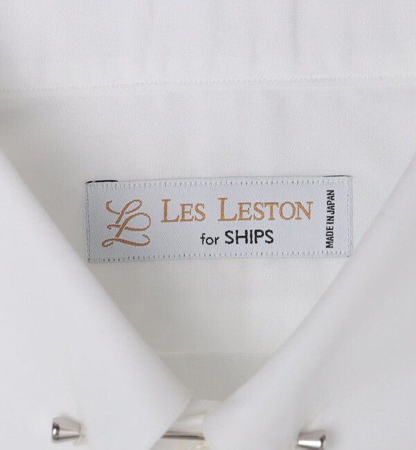SHIPS「LES LESTON: ピンホールカラー シャツ」|シャツ・ブラウス|